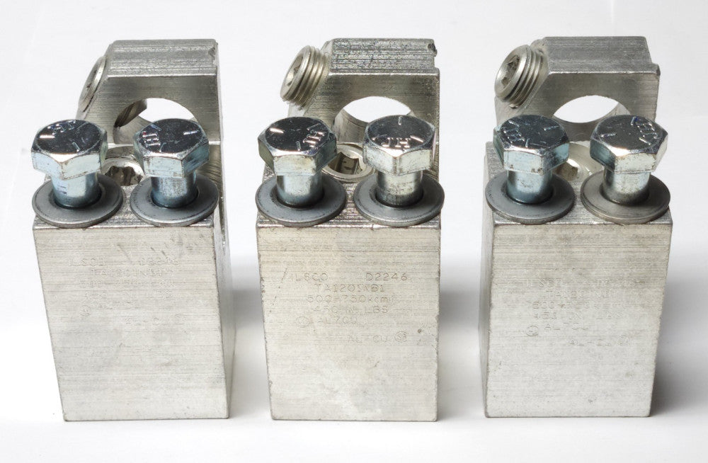 SET OF 3 EATON CUTLER HAMMER TA1201NB1 N Frame Type NB ND HND Breaker Lug Termin