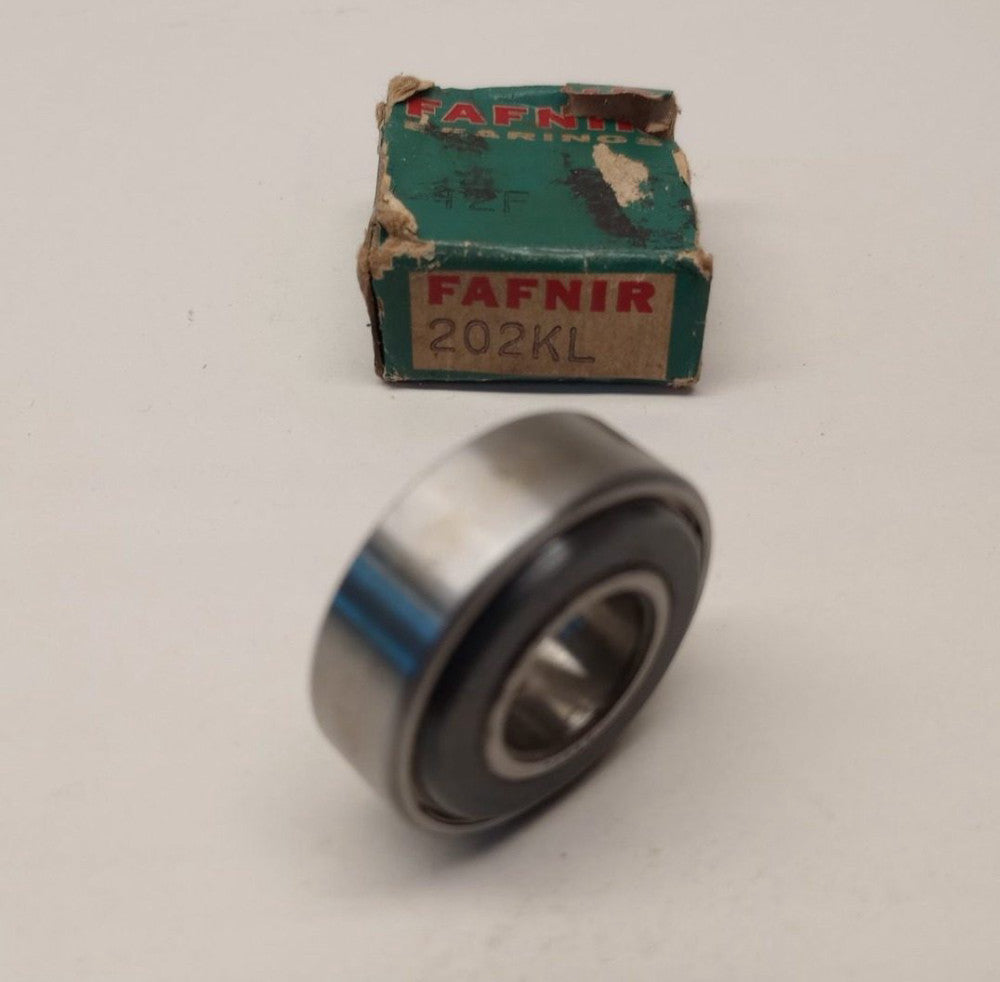 Fafnir 202KL Ball Bearing Single-Sealed 15mm ID x 35mm OD x 12.7mm (0.50) Width