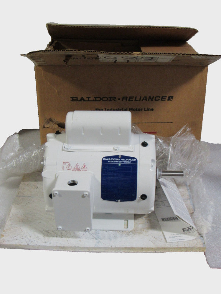 Baldor A-13-1000 Washdown Duty Motor 35R275R535G1 .5 Hp 115/208-230V 1Ph 56 Fr