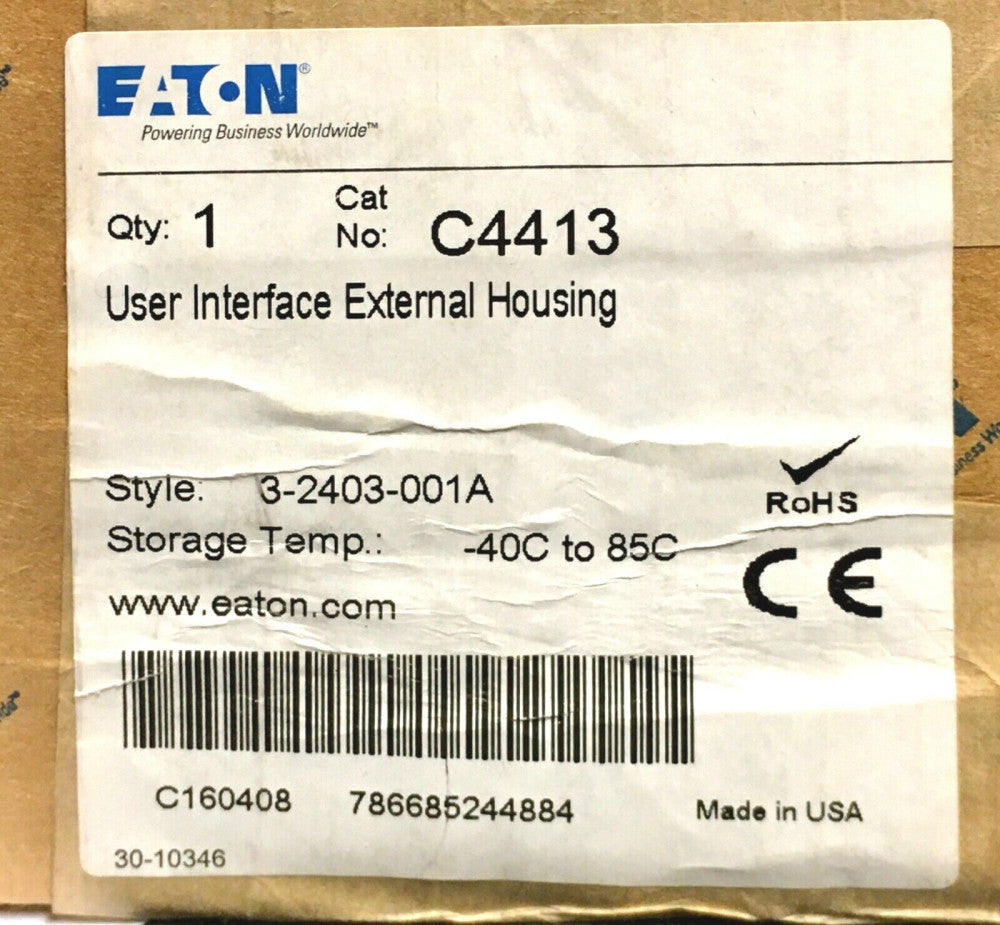 EATON CUTLER HAMMER C440 User Interface External Housing 3 2403 001A