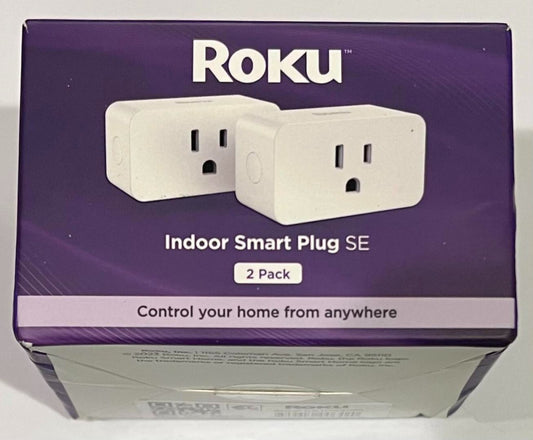 ROKU Model PS1000X Indoor Smart Plug SE 2 Pack