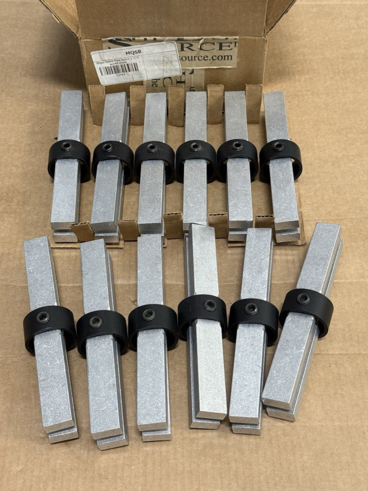 Box of 12 Light Source MQSB Mega-Quick Pipe Splice 1.5" Sch 40 Pipe Black 12742