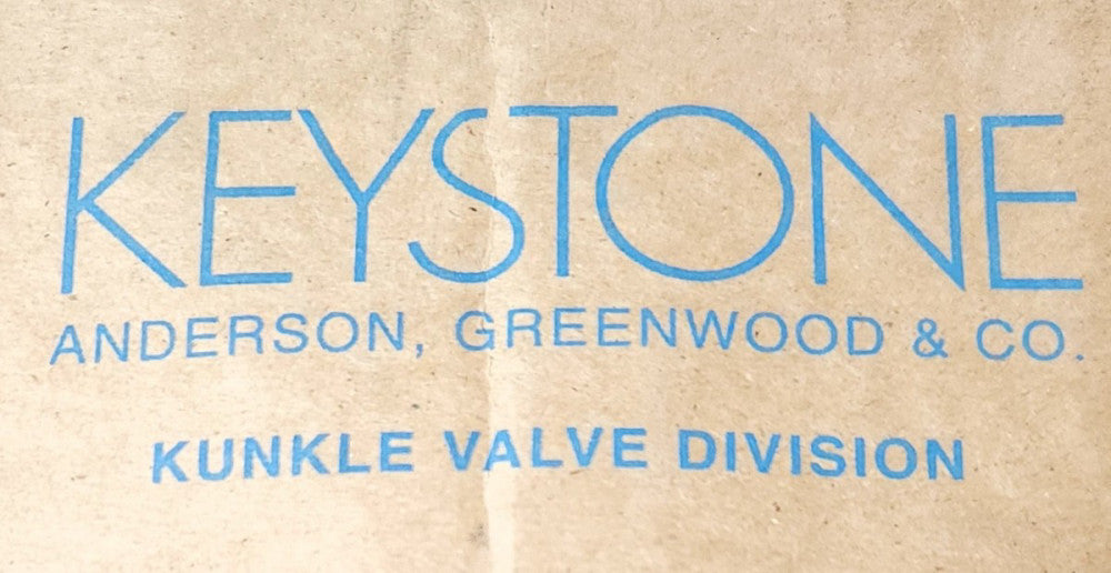 KEYSTONE KUNKLE ABBBGFM03 KC 0050 ANDERSON Greenwood Valve 1 1/4" x G x 2" Set