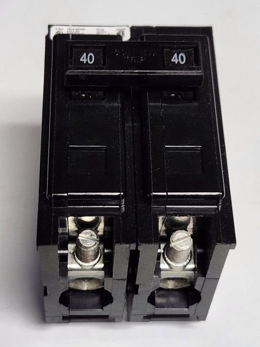 EATON CUTLER HAMMER BA2040 2 Pole 40 AMP Type BA Circuit Breaker 10 Kaic Bolt In
