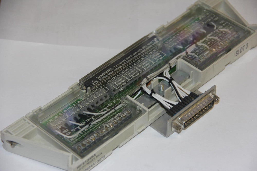 HP HEWLETT PACKARD E1345A 16-Channel Relay Multiplexer