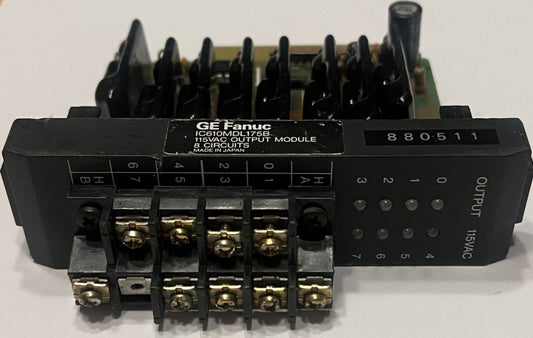 GENERAL ELECTRIC GE FANUC IC610MDL175B 115VAC Output Module 8 Circuits