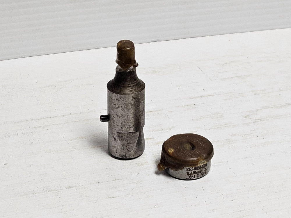 NEW WA WHITNEY PUNCH & DIE SET 6321-03438-05000 .3438X.5000 6322-03654-05216