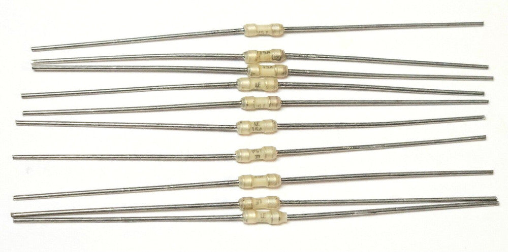LOT OF 10 LITTELFUSE PICOFUSE 251015 15 AMP AXIAL 125 VAC Fuse Resistor Cink