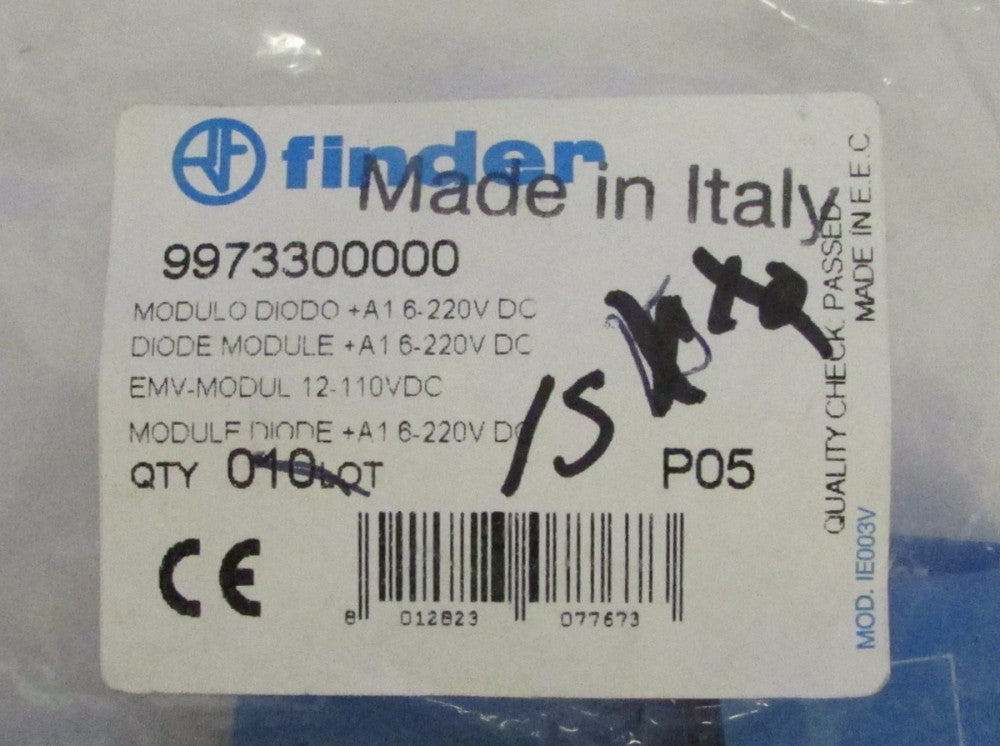 FINDER 99 73 30 0000 6 Amp 220 V A1 Diode Module *PRICE PER EACH*