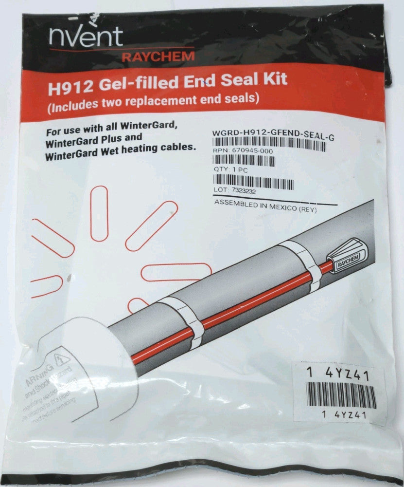 SEALED BAG NVENT RAYCHEM WRGD H912 GFEND SEAL G H912 GEL Filled End Seal Kit