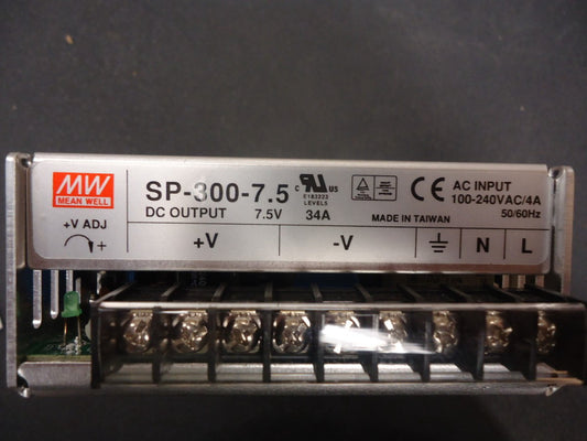 SP-300-7.5 Meanwell Single Ouptut - 300 Watt enclosed BRAND NEW!