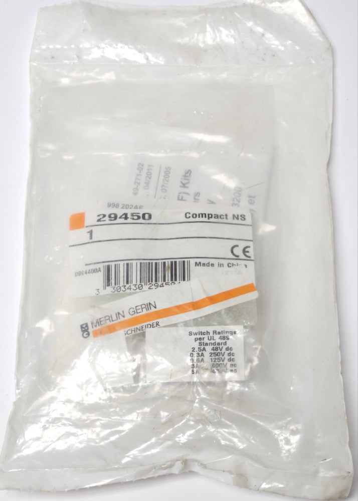 SEALED MERLIN GERIN 29450 Schneider Electric COMPACT NS Circuit Breaker Auxiliar