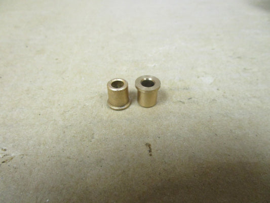 NEW LOT OF 2 NO NAME BRONZE BUSHING 3/16" ID 5/16" OD 3/8" L 3/8" FLANGE