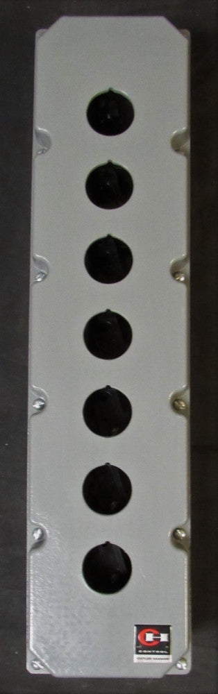 CUTLER HAMMER 10250TB22 7 Element 7 Unit Push Button Control Station