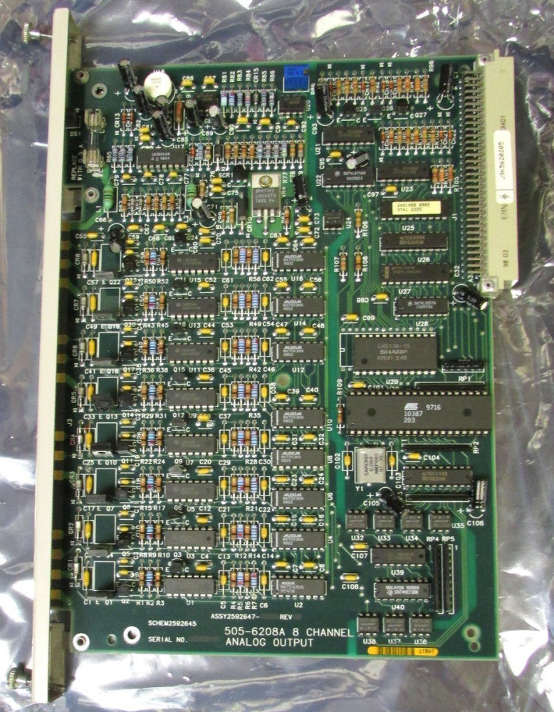 SIEMENS 505 6208A 8 Channel Analog Output Module 