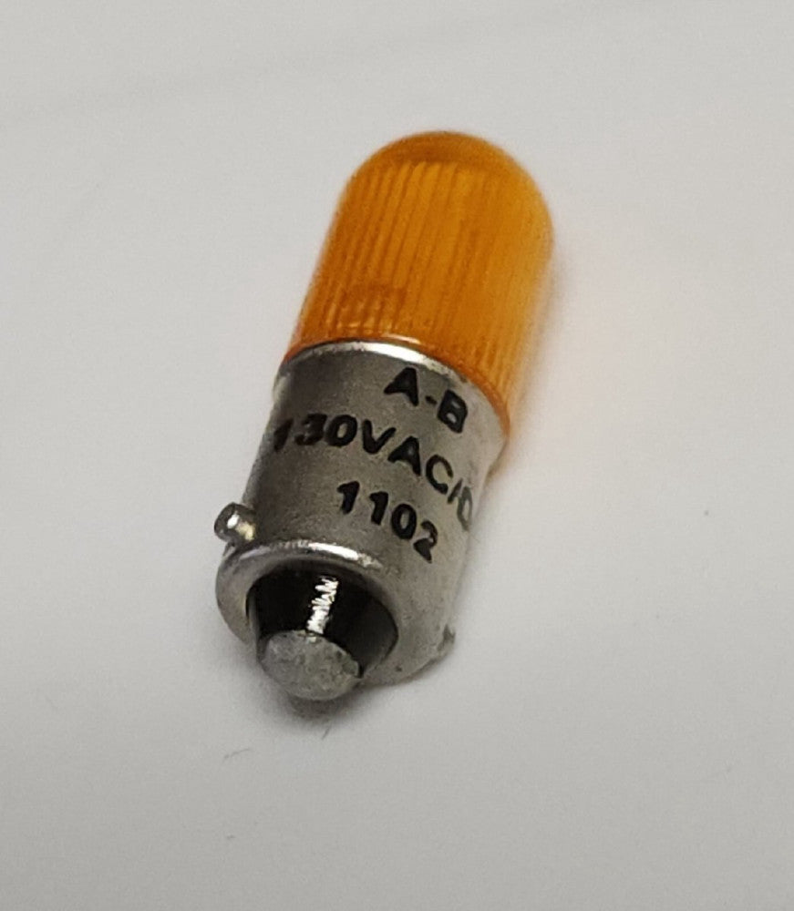 ALLEN BRADLEY 800T N321A 130 VAC VDC Amber Pilot Light Lamp Bulb