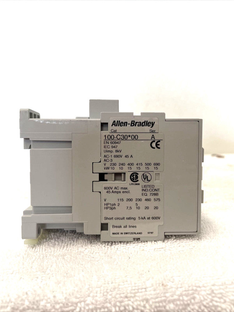 Allen Bradley 100-C30t00 Contactor