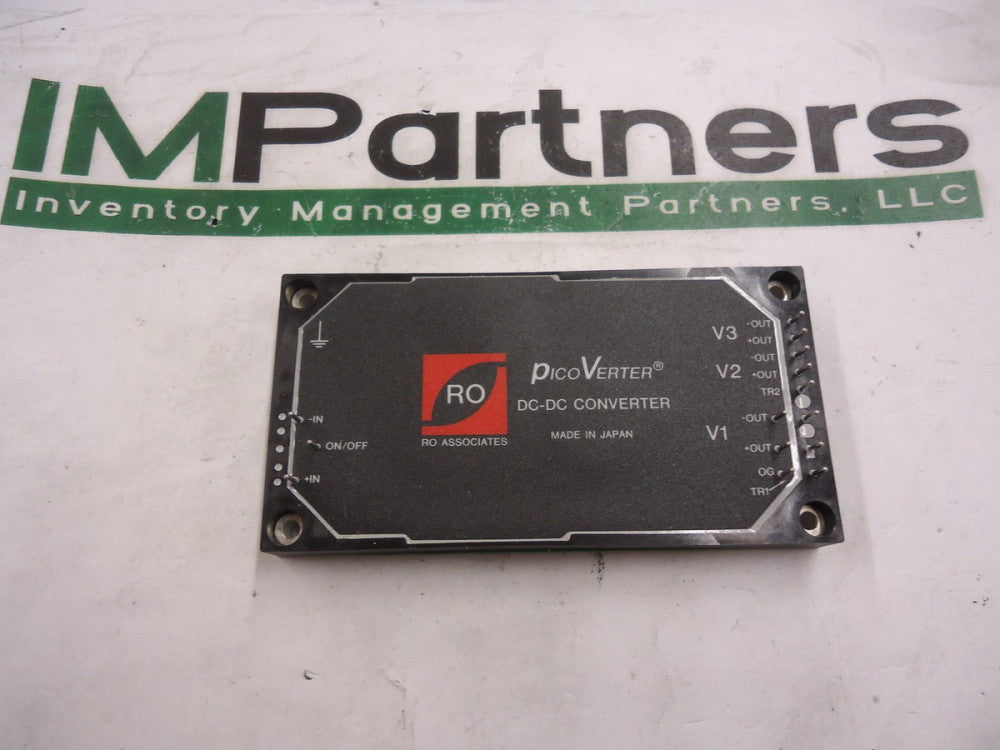 PV48-T3512, RO Associates, DC/DC 50W 48V IN 3.3V 5V 12V, BRAND NEW!