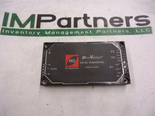 PV48-T3512, RO Associates, DC/DC 50W 48V IN 3.3V 5V 12V, BRAND NEW!