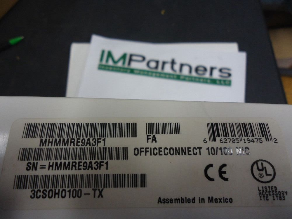 3CSOHO100-TX 3COM Fast ethernet PCI Network Interface card BRAND NEW!