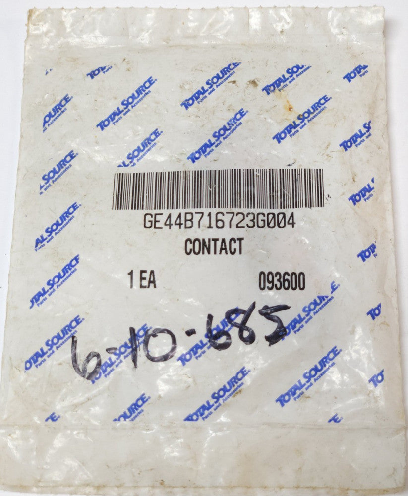 TOTAL SOURCE GE44B716723G004 Forklift Contactor Upper Contact Assembly 093600