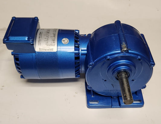 PARVALUX SD38 0079 CONT W 10100637 03223 Type SD38 Motor Gearbox 120 VAC 400 RPM