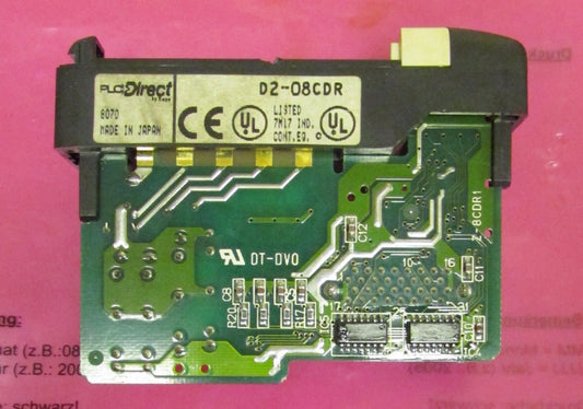 PLC DIRECT KOYO D2 08CDR 24VDC Relay Module