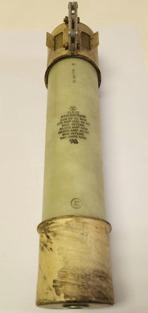 WESTINGHOUSE CUTLER HAMMER CLS-12 170 AMP Fuse 449D597G06 5.08 KV CLS 12