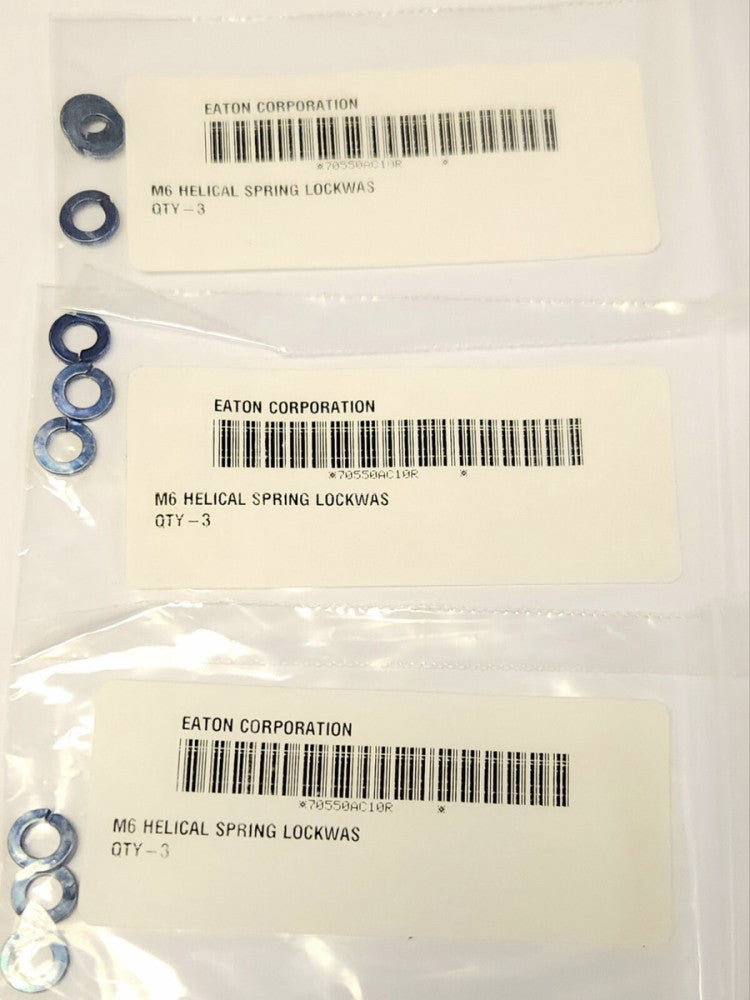LOT OF 9 3 SETS OF 3 M6 Helical Spring Lockwashers Digitrip 520 Magnum DS 70550A