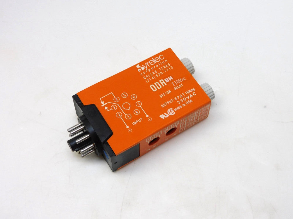 SYRELEC ODRBH 110VAC OFF/ON DELAY 10AMP 230VAC
