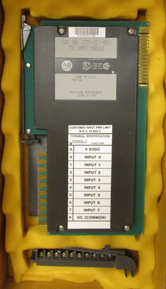 ALLEN BRADLEY 1771 IG TTC Input Module (+5V) 1771-IG