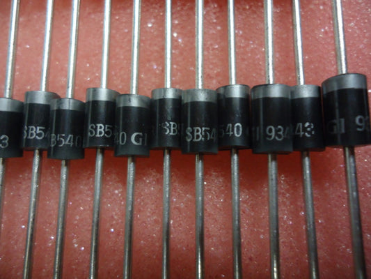 SB540 General Instrument Diode, Schottky Brand New! (LOT OF 15)