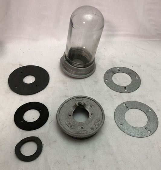 Vapor-proof Surface Mount Fixture VC-100 with spare parts 100 watt max