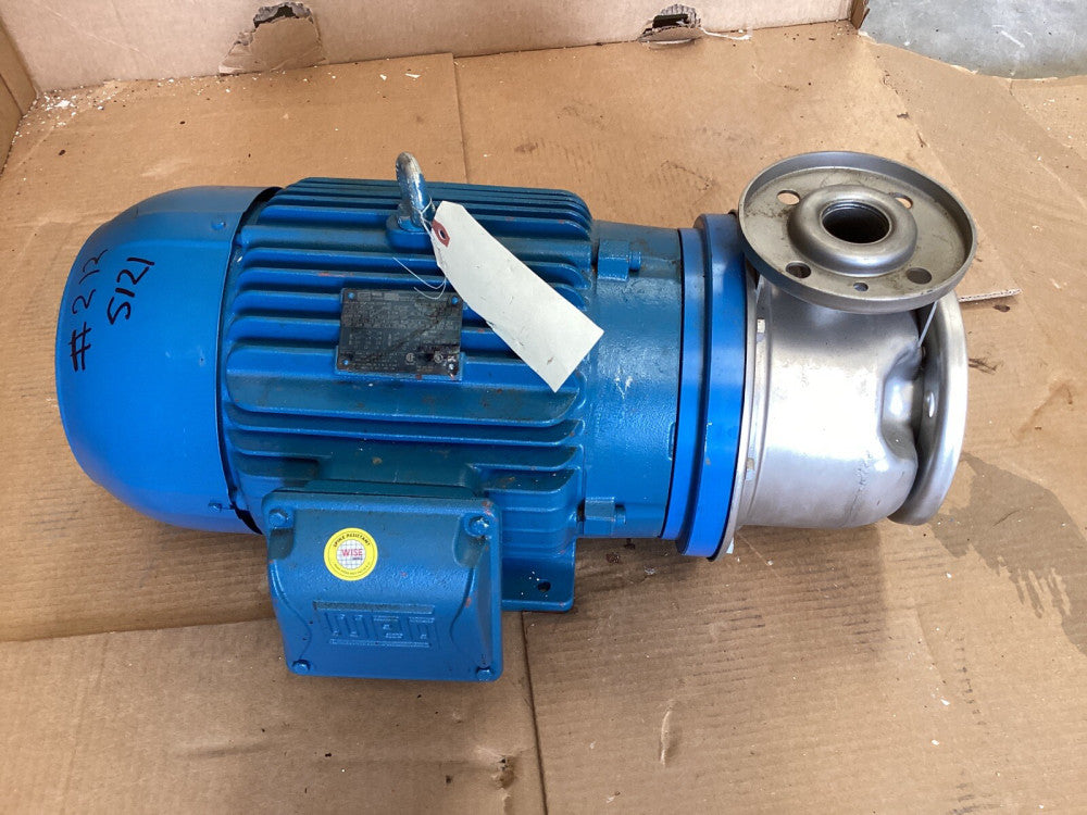 Goulds 15SH-6.75-30L36BST Pump.  1 1/2” X 2”.   3 PH, 10 HP.