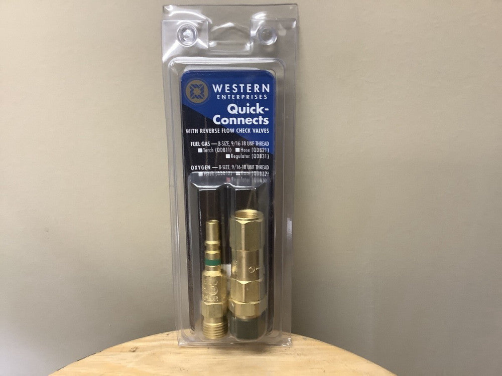 Western QDB32 Regulator to Hose Oxygen Quick Connects