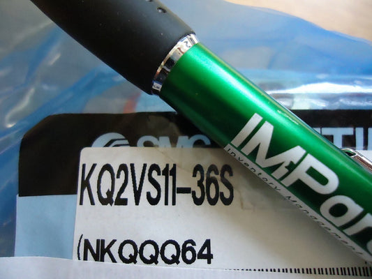 SMC KQ2VS11-36S KQ2 3/8 FTG, HEX SKT HEAD UNIV M ELBOW.Brand New! 9 Pieces!