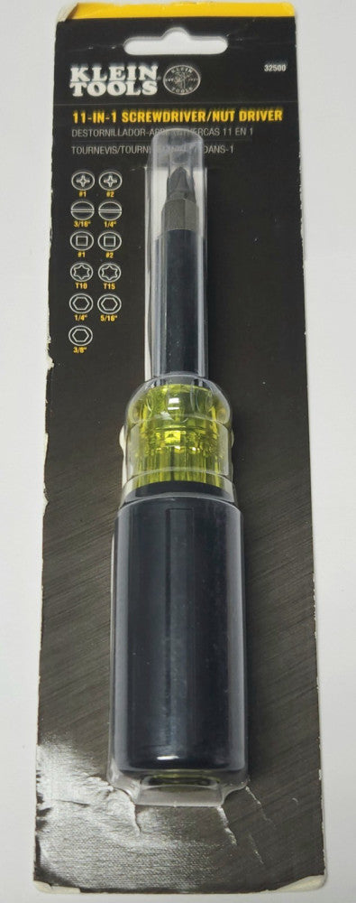 KLEIN 32500 SCREWDRIVER Nut Driver 11 IN 1