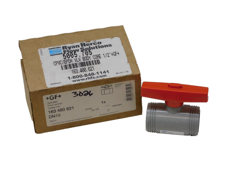 +GF+ Georg Fischer 5005.705 Cpvc/Epdm Vlv Body Core 163.480.621 1/2" PVC-P 346