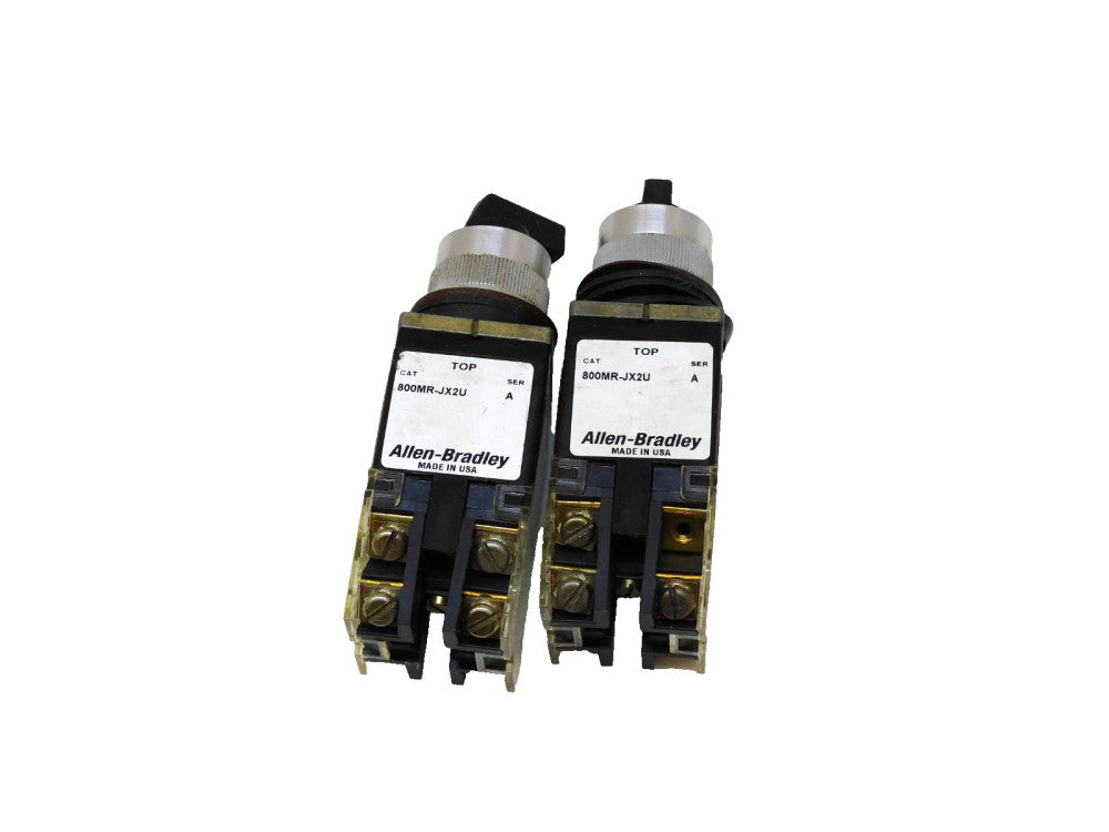 Allen Bradley 800MR-JX2U Selector Switch Ser A Lot of 2