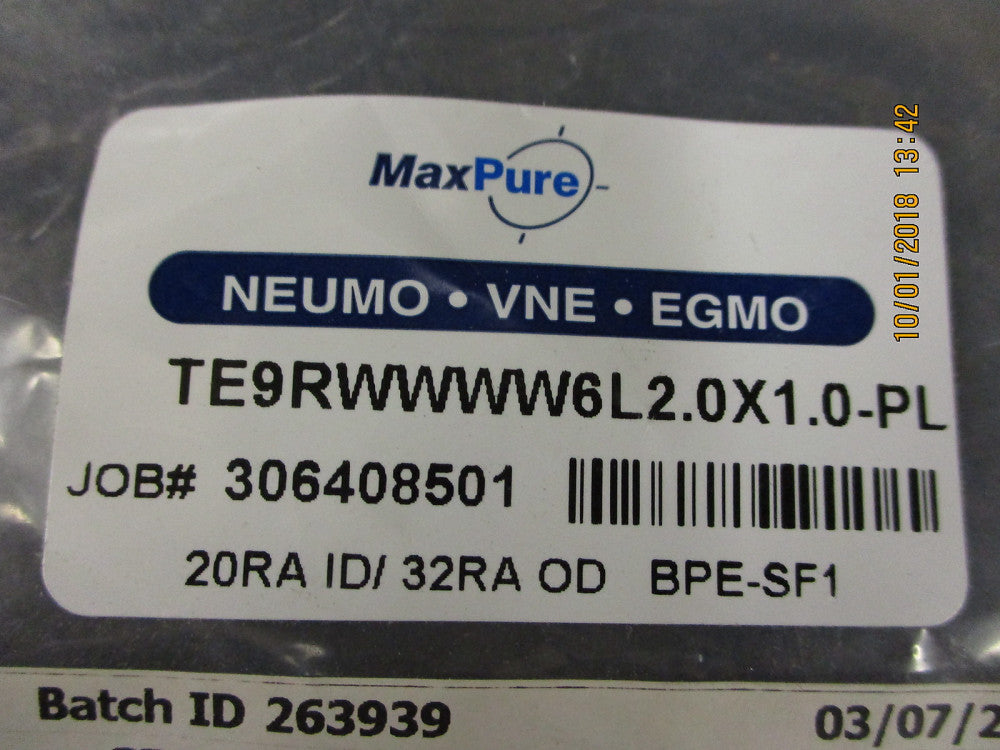 TE9RWWWW6L2.0X1.0-PL Maxpure BPE Series 2 x 1 Reducing Cross, T316L BRAND NEW!
