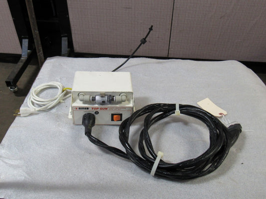 SIMCO TOP GUN STATIC NEUTRALIZING BLOW OFF GUN 4002663 F10 115VAC 10 TO 100PSIG