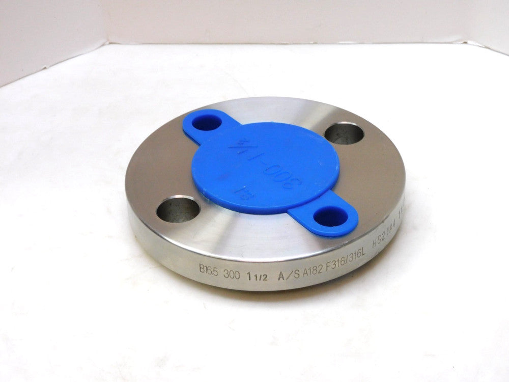 FTC 1-1/2" Slip On 300 Raised Face F316/316L Stainless Steel Pipe Flange 4-bolt