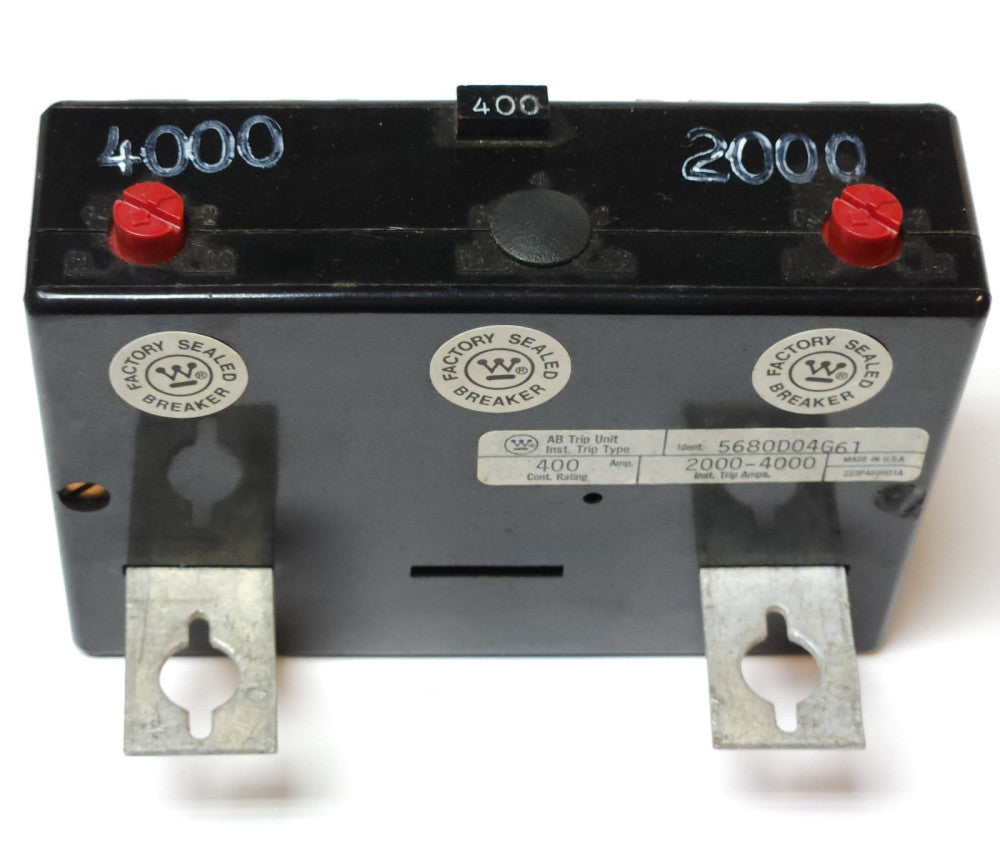 WESTINGHOUSE HLB2400TM 2 Pole 400 AMP Type LB HLB MAGNETIC ONLY 2000-4000 TRIP