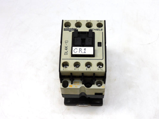 ENTRELEC DL4K-10 AC CONTACTOR 120V COIL 50/60Hz