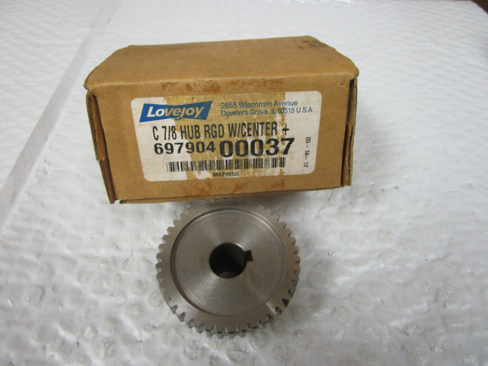 Lovejoy 69790400037 Keyed Coupling c 7/8" Hub RGD w/Center 5/8" ID