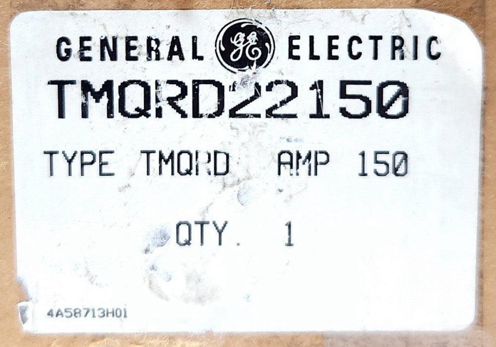 GE GENERAL ELECTRIC TMQRD22150 2 Pole 150 AMP Type TMQR