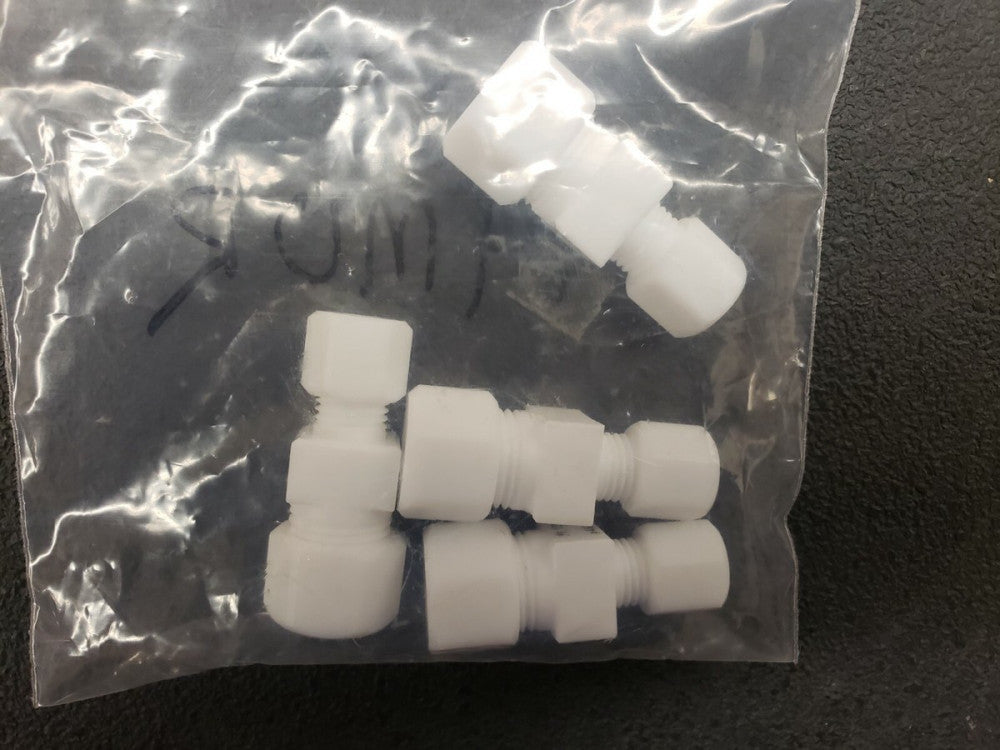 NEW-OPEN BOX, FURON, LF94MUR, Union reducer, 9mm Single Ferrule x 1/4" Single F