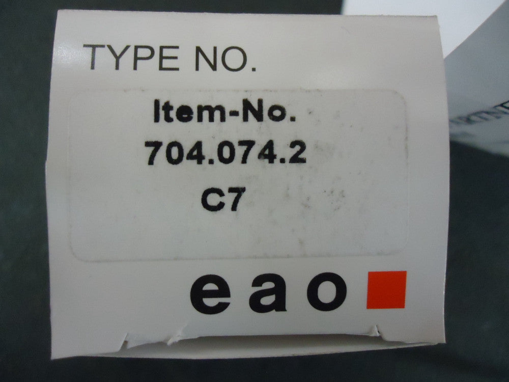 704.074.2 EAO Switch Actuator E-Stop Swit 40mm Maint Twist to Release BRAND NEW!