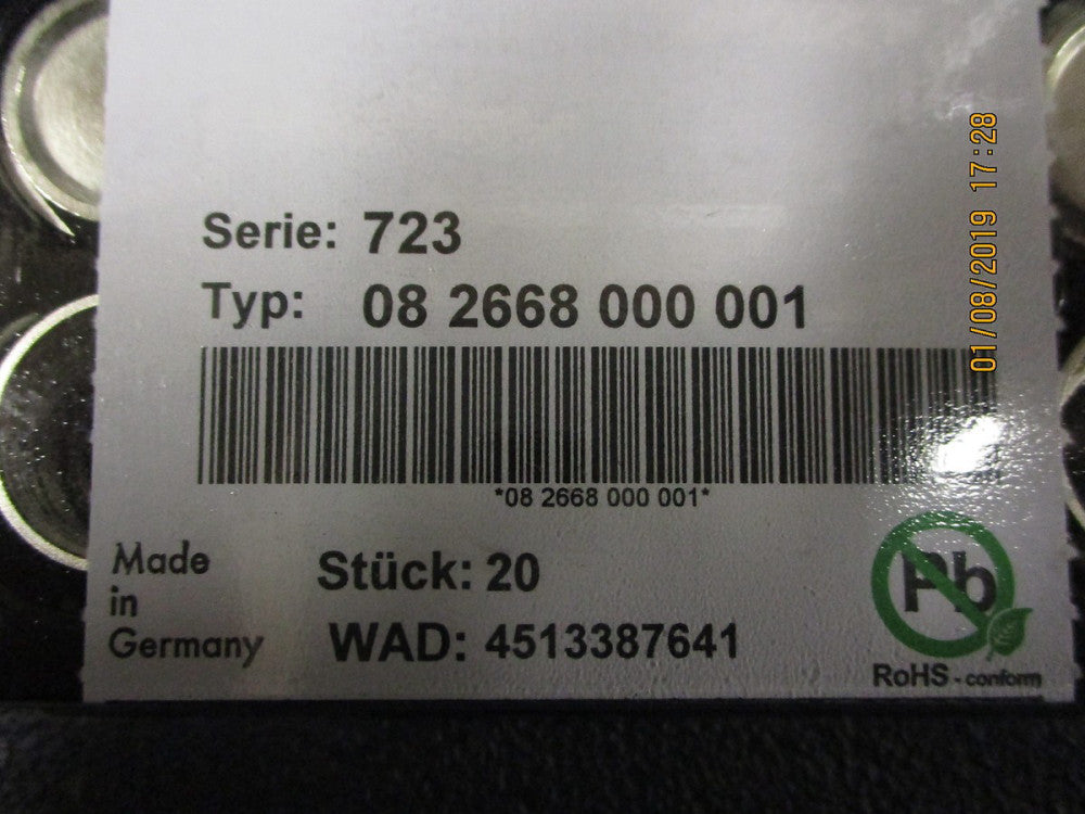 08 2668 000 001 Binder BLIND PLUG, CIRCULAR CONNECTOR IP67 BRAND NEW! @10 Pieces