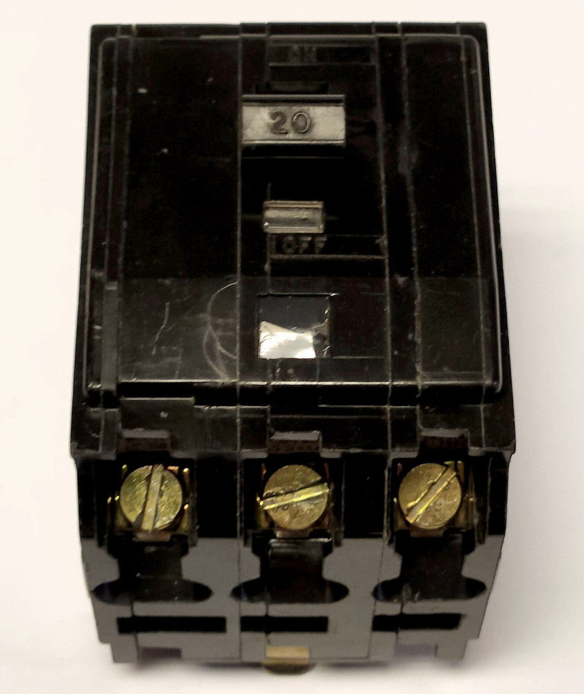 SQUARE D QOB320 3 Pole 20 AMP Type QO QOB Bolt In Circuit Breaker